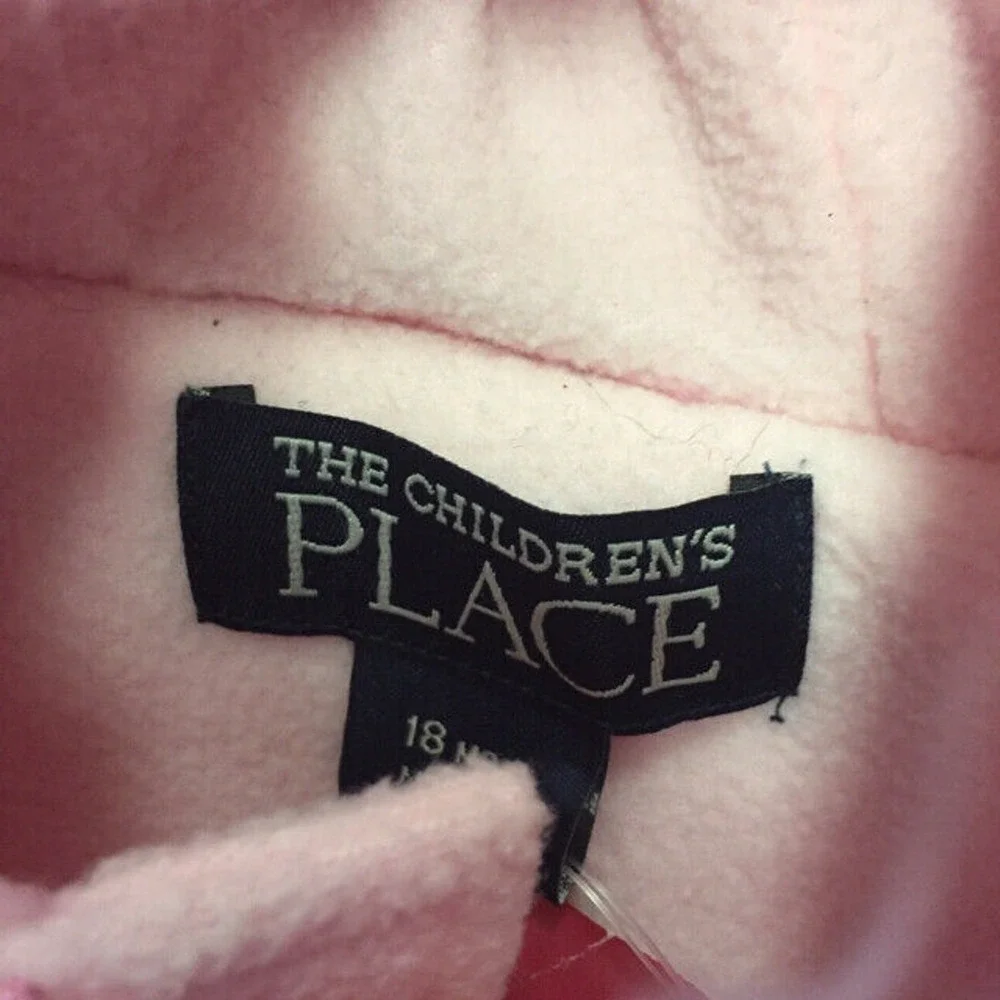 The Children's Place Girls Coat‎ Size 18 Months Pink Fuzzy Furry Soft NEW